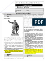 Substitutiva - Questôes AVG - 2º Trimestre - História - 1 Série