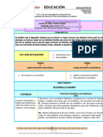 Planeacion Didáctica Cultivando Nuestros Alimentos