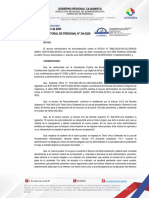 Resolución Directoral de Personal D4