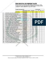 Resultados Simulacro - 9º 01