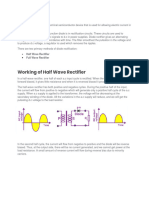 Half Wave Rectifier