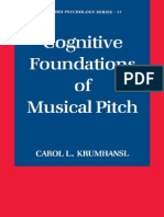 Cognitive Foundations of Musical Pitch