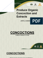 Produce Organic Concoction and Extracts