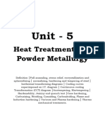 UNIT V - Heat Treatment and Powder Metallurgy