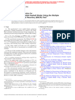 Performance-Graded Asphalt Binder Using The Multiple Stress Creep and Recovery (MSCR) Test