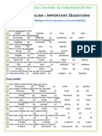 1st Year Eng. Imp. MCQs-1