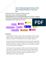 Multicellularity Drives Ecological Diversity in A