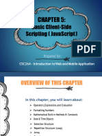 5.0 Chap 5 - Basic Client-Side Scripting