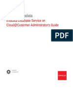 Oracle Exadata Database Service Cloudcustomer