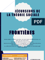 Les Précurseurs de La Théorie Sociale