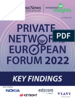 Private Networks Forum, Europe Post Event Report