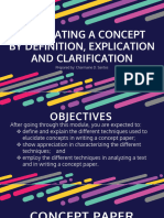 Module 8 - Elucidating A Concept by Definition Clarification and Explication - 22 23