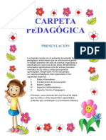 CARPETA-PEDAGOGICA-2018 Luz y Amor