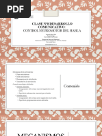 Clase 8 - Control Neuromotor Del Habla