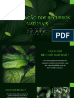 Preservação Dos Recursos Naturais