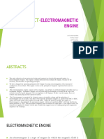 Project-Electromagnetic Engine 1