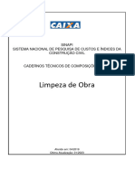 Sinapi CT Limpeza de Obra 01 2023