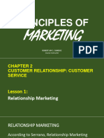 Chapter 2. CUSTOMER RELATIONSHIP