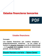 Analisis de Estados Financieros Bancarios I