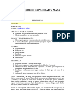 Tareas Sobre Capacidad y Masa EN GRUPO