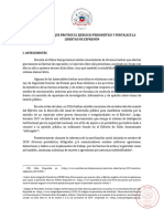 Proyecto de Ley Que Protege El Ejercicio Periodístico Y Fortalece La Libertad de Expresión