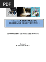 Travaux Pratiques Procedes de Traitement Des Effluents 1