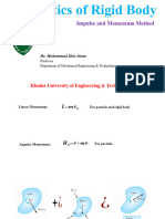 Kinetics of Rigid Body - Impulse and Momentum