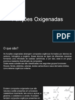 Funções Oxigenadas