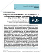 Olugbojo - Comparative Studies of Bacteria Load