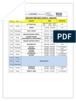 Year 9 Final Exam TT