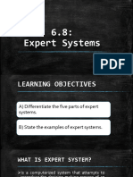 ICT Notes+Chapter+6.8+Expert+Systems+V0