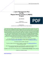 2 - MDV3 Project Management Plan