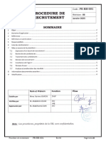 07 Procédure Recrutement Rev 06