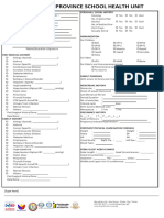 SDO TARLAC PROVINCE Health Screening and Assessment