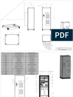 A0432-02 - General Arrangement Power Cabinet - 2000x800x600 - (Bio-Sea - UV - 2x22KW)