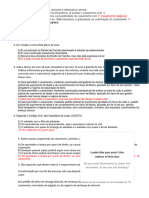 Quesões para Estudo Complementar Casamento e União Estavel - Documentos Google