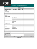 Attachment-C Monthly Waste Report Form