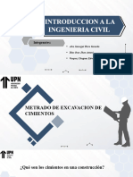 Cimientos, Metrados. Ing. Civil