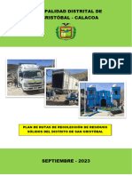 Plan de Rutas de Residuos Solidos Mdsc-Calacoa