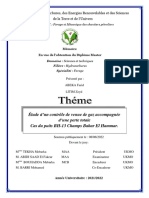 Étude D'un Contrôle de Venue de Gaz Accompagnée D'une Perte Totale