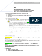 Synthese de La Grammaire Syntaxique