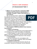 BSBWHS501 Report Assessment Task 1