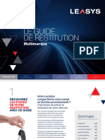 Guide Restitution Leasys Web