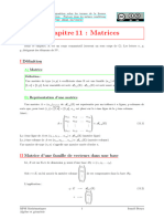 Chapitre 11: Matrices: Définition