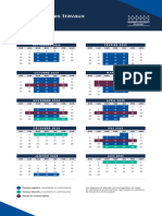 Calendrier Travaux 2024 2025