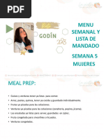 Reto Godin Mujer Semana 5