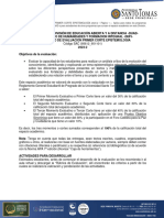 Instrumento de Evaluación Primer Corte