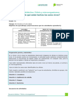 Copia de Secuencia Didáctica - Célula y Microorganismos