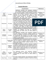 Lista de Enxoval 3 Sargento BM Msico e Soldado BM