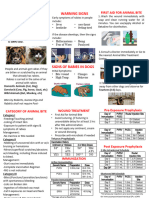 Animal Bite Management Leaflets